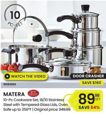 Stokes Matera 10-pc cookware set offer