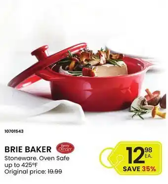 Stokes Brie baker stoneware oven safe offer