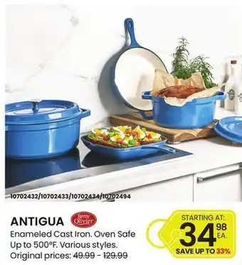 Stokes Remy olivier antigua enameled cast iron offer