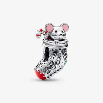 Charm souris et bas de noël