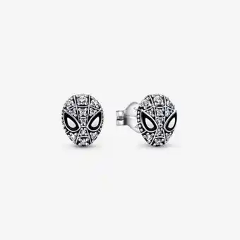 Pandora Clous d’oreilles pavé masque spider-man de marvel offer