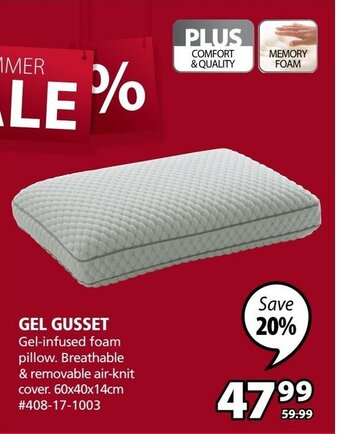 JYSK Gel Gusset offer