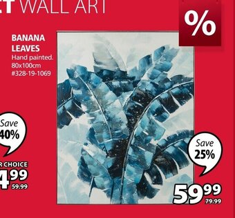JYSK Banana LEaves offer