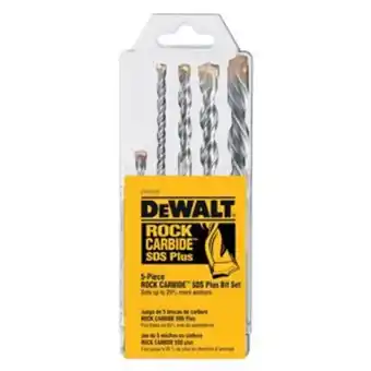 Lowe's Dewalt sds-plus hammer drill bit set offer