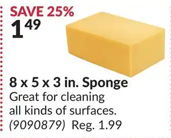 Princess Auto X 3 in. sponge offer