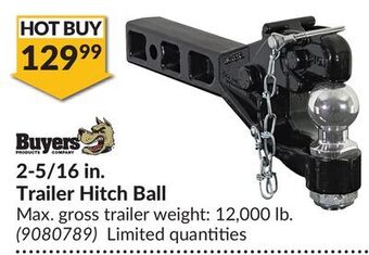 Princess Auto 2-5/16 in. trailer hitch ball offer