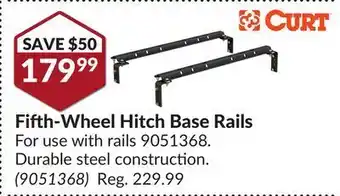 Princess Auto Fifth-wheel hitch base offer