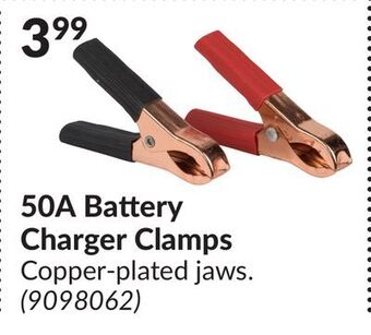 Princess Auto 50a battery charger clamps offer