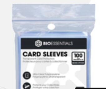 GameStop Biogenik trading card protector sleeves 100-pack offer