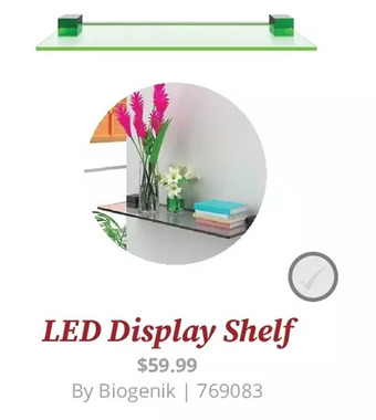 GameStop Led display shelf offer