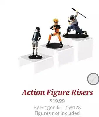 GameStop Action figure risers offer