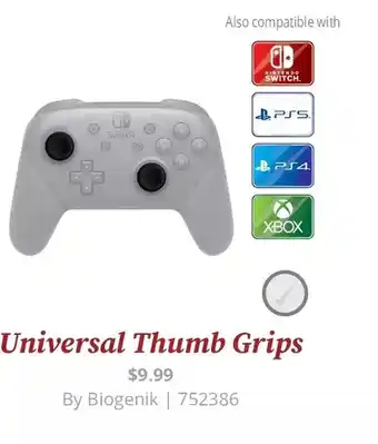 GameStop Ps4 universal thumb grips offer