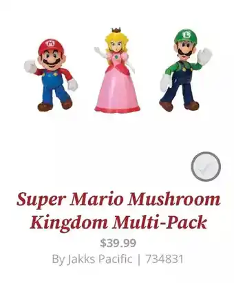 GameStop Super mario mushroom kingdom multi-pack offer