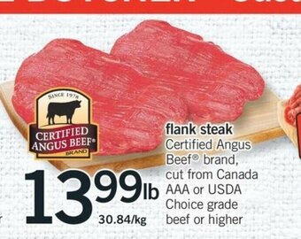 Fortinos Flank Steak offer