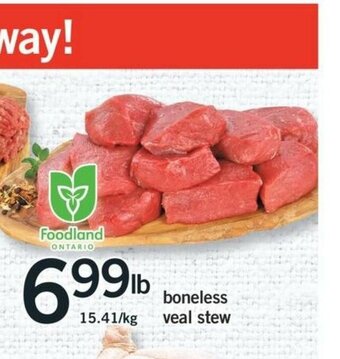Fortinos Boneless Veal Stew offer