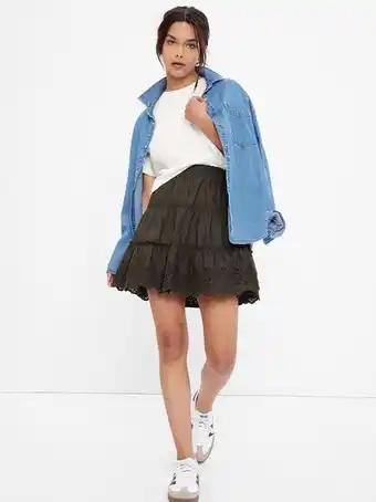 Gap Teen 100% organic cotton eyelet skirt offer