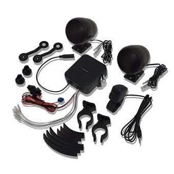 Royal Distributing Big bike parts chrome stereo sound system offer