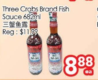 Superking Supermarket Three crabs brand fish sauce offer
