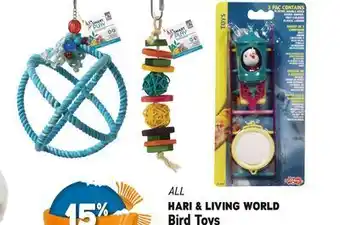 Ren’s Pets Depot Hari & living world bird toys offer