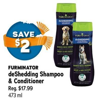Ren’s Pets Depot Furminator deshedding shampoo & conditioner offer