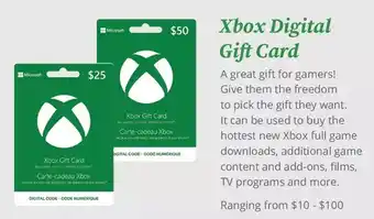 GameStop Xbox digital gift card offer