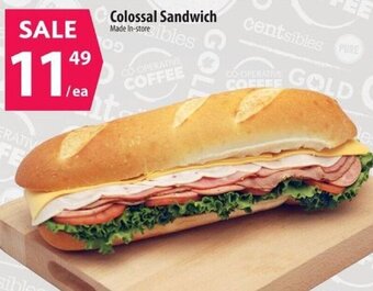 Co-op Colossal Sandwich offer