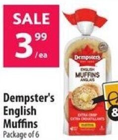 Co-op Dempster's English Muffins offer