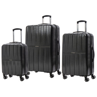 Best Buy Samsonite exeter diamond 3-piece hard side expandable luggage set - black offer