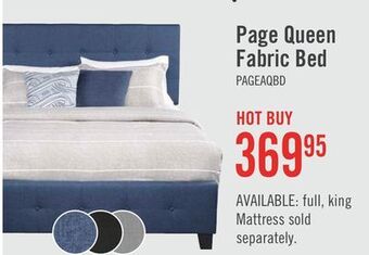 The Brick Page queen bed - blue offer