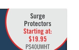 The Brick Ultralink outlet multimedia surge protector - ps40uw offer