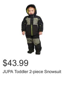 Costco Jupa toddler 2-piece snowsuit offer