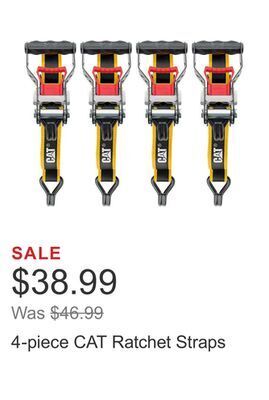 Costco 4-piece cat ratchet straps offer