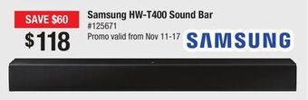 Samsung hw-t400 sound bar