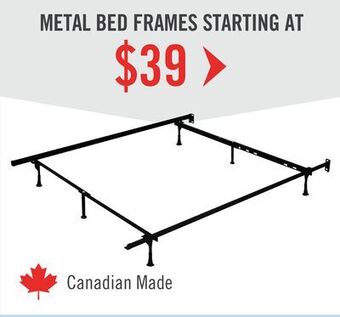 The Brick Metal bed frames offer
