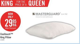 The Brick Masterguard® cooltouch™ king pillow offer