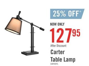 The Brick Carter desk lamp with usb port offer