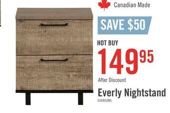 The Brick Everley nightstand offer