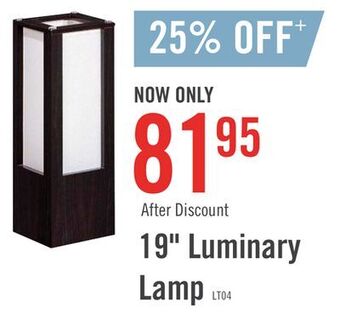 The Brick Luminary table lamp offer