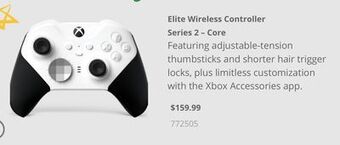 GameStop Xbox elite wireless controller series 2 – core (white) offer