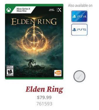 GameStop Elden ring offer