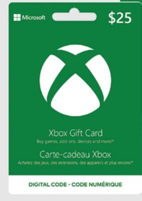GameStop Xbox digital gift card $25 offer