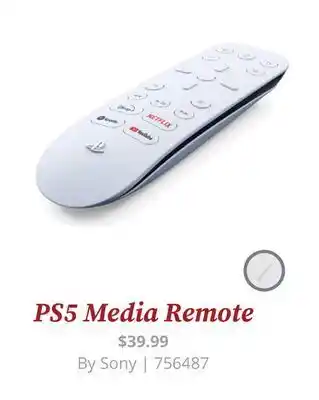 GameStop Playstation 5 media remote offer