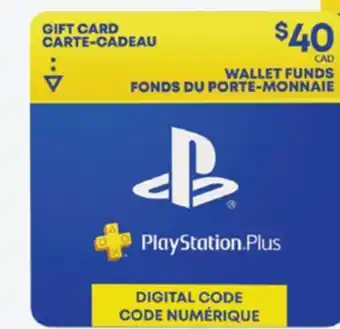 GameStop Playstation plus wallet funds $40 offer