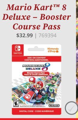 GameStop Mario kart 8 deluxe - booster course pass offer