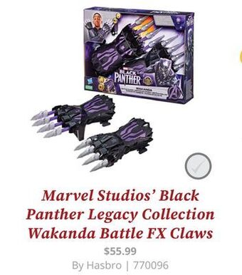 GameStop Marvel studios' black panther legacy collection wakanda battle fx claws offer
