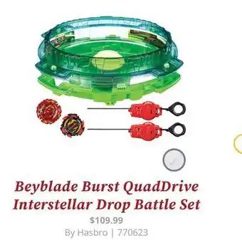 GameStop Beyblade burst quaddrive interstellar drop battle set offer