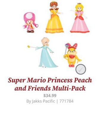 GameStop Super mario princess peach and friends multi-pack offer