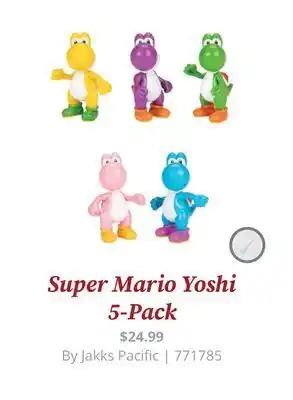 GameStop Nintendo 5 inch yoshi 5 pack offer