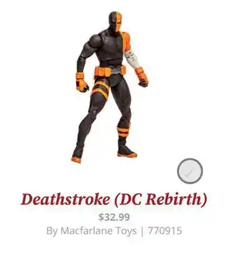 GameStop Deathstroke (dc rebirth) offer