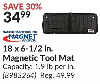 Princess Auto Magnet source 18 x 6-1/2 in. magnetic tool mat offer